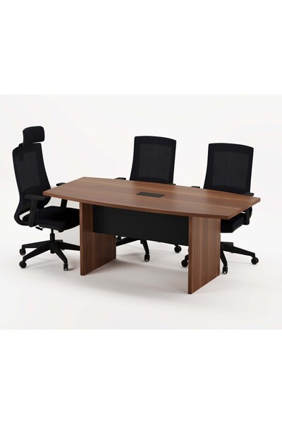 Çağın Ofis Mobilyaları Ofisimi Eldorado Toplantı Masası (180 Cm) (Nevada)