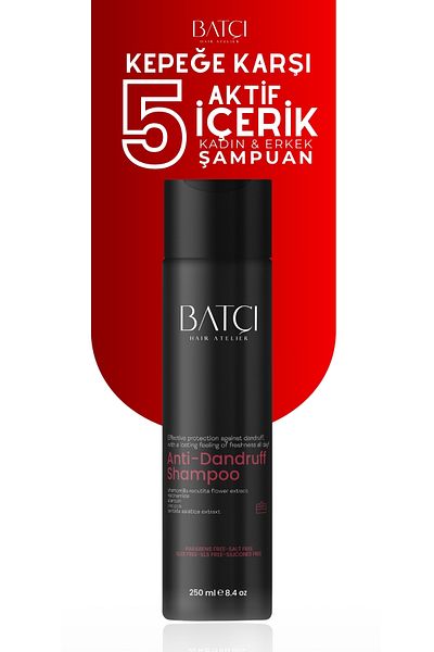 Batçı Hair Atelier Anti-Oil Shampoo 250 ml and Anti-Dandruff Shampoo 250 ml Advantageous Set