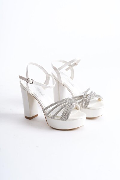 ALPELLİByAlp Жіночі туфлі на високих підборах з перламутровим камінням, спеціальний дизайн