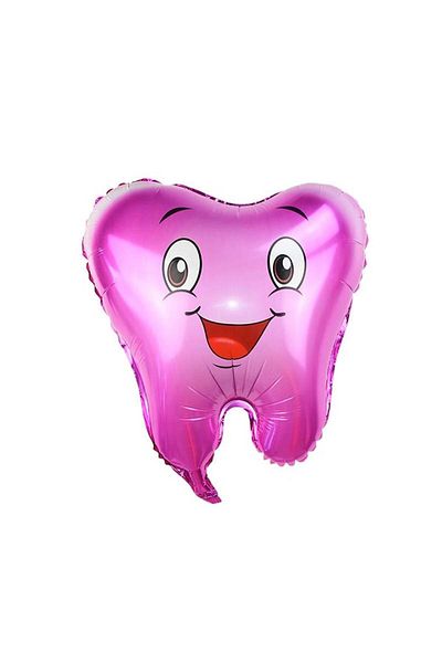 turkuaz parti 28" Pink Foil Balloon - First Tooth and Wheat