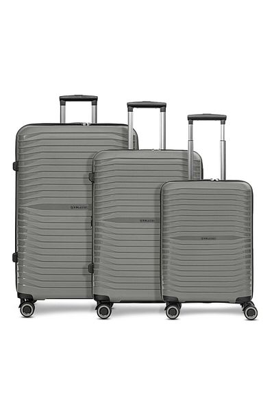 Stratic Shine 4 Rollen Kofferset 3-teilig mit Dehnfalte