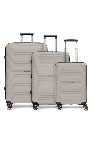 Stratic Shine 4 Rollen Kofferset 3-teilig mit Dehnfalte