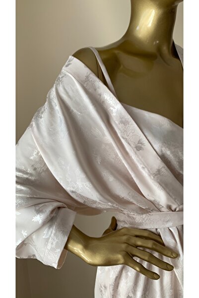 KATİ MOS DESİGN Saten Gecelik Sabahlık, Kombi Şort Takım, Uyku Maskesi, Toka ...