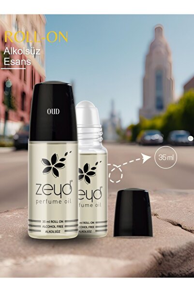 zeyd Oud Kokusu Alkolsüz Esans 35 ml Parfüm Esansı Roll-on EDP Esansiyel Yağ ...