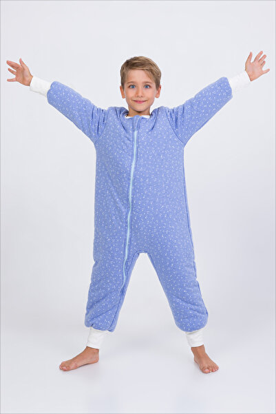 Cantoy Erkek Çocuk Uyku Tulumu Kalın Elyaf Dolgulu Premium Kalite 2.5 Tog