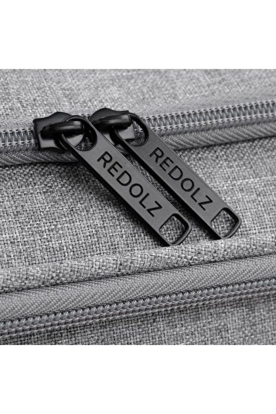 REDOLZ Essentials 12 Three Set 4 Rollen Kofferset 3-teilig Mit Dehnfalte