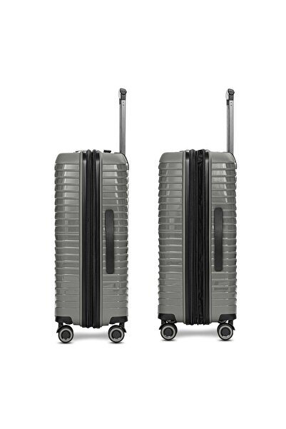 Stratic Shine 4 Rollen Kofferset 3-teilig mit Dehnfalte