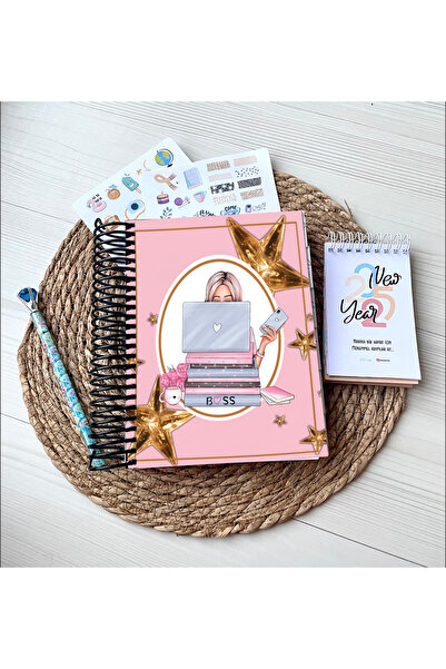 steplanner 2025 Ajanda-Günlük Hayat Planlayıcı-2025 Masa Takvimi-2 Sayfa Stic...