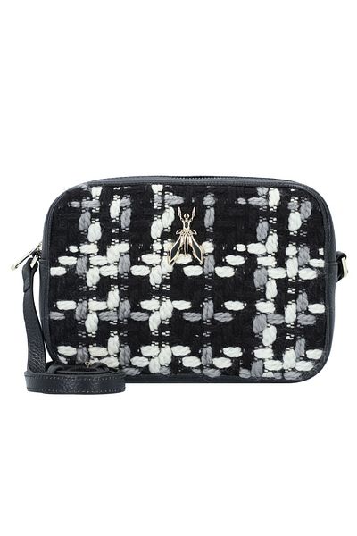 Patrizia Pepe Fly Wooly Umhängetasche Leder 22 cm