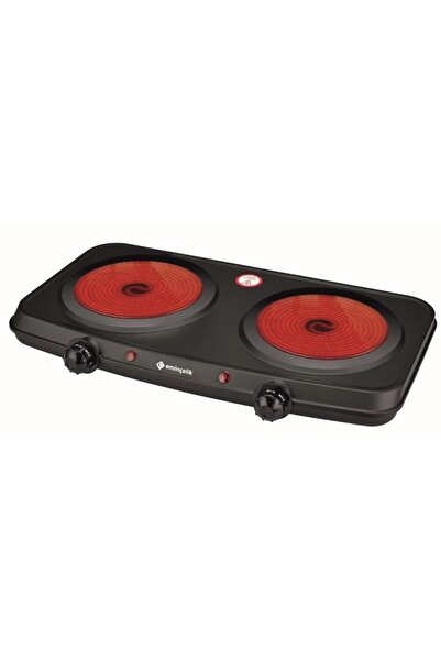 Eminçelik Emın Ec-su/vcb02 Ikı Gozlu Elektrıklı Ceran Isıtıcılı Sh.oc.setustu Ocak 2400w