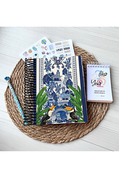 steplanner 2025 Ajanda-Günlük Hayat Planlayıcı-2025 Masa Takvimi-2 Sayfa Stic...