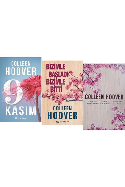 Epsilon Yayınevi November 9 + Started with Us Finished with Us / Set of 2 Books