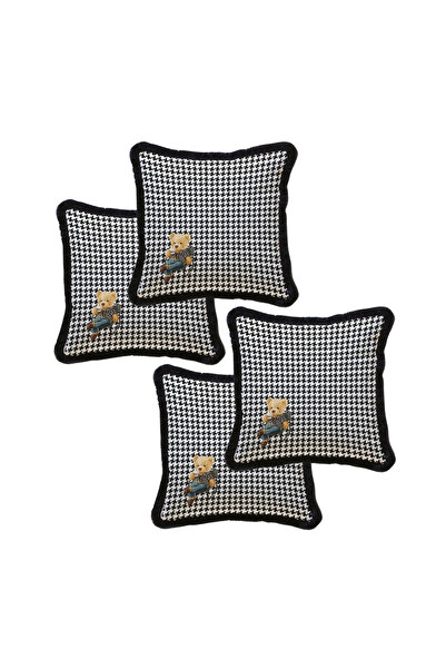 Divona Home DİVONA HOME DÖRTLÜ TEDDY KAZAYAĞI PALMİYE YASTIK-102-312-397