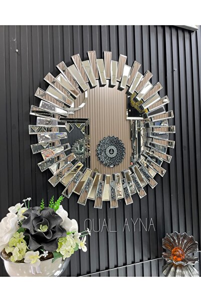 QUAL GÜMÜŞ AYNALI PİYANO AYNA