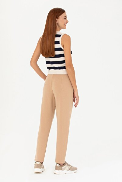 U.S. Polo Assn. Kadın Kum Örme Pantolon 50272875-VR085