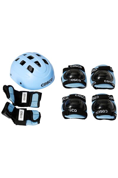 cosco طقم حماية للأطفال | أزرق | معدات السلامة | حماية رياضية للأطفال | معدات الحماية