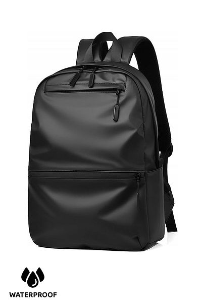 D'VERS Notebook și rucsac unisex cu țesătură impermeabilă și fermoar
