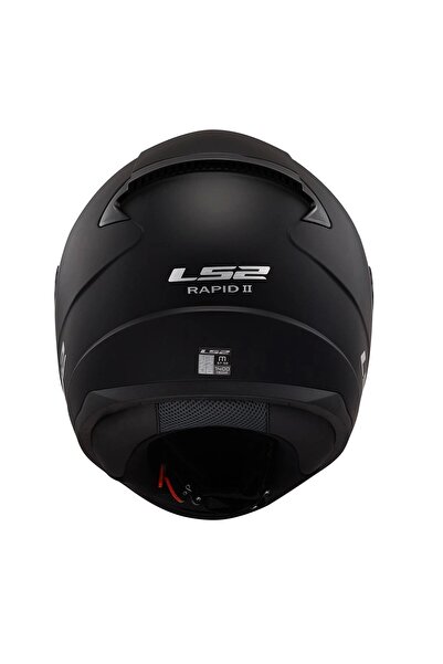 LS2 RAPID 2 MAT SİYAH A SINIFI VİZÖR ÇENE HAVALANDIRMALI POLİKARBON DIŞ KABUK KASK