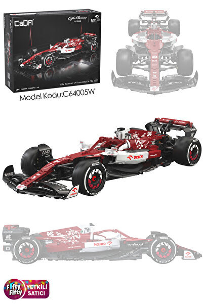 Vagonlife Cada Alfa Romeo F1 Orlean C42 -C64005W (1868 Parça) Oyuncak Yapım Seti