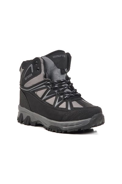 AYAKMOD 2301-F Μαύρες καπνιστές Unisex παιδικές μπότες εξωτερικού χώρου