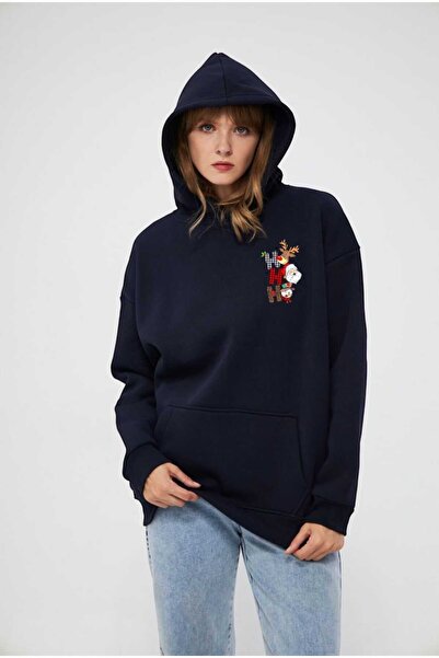 YÜKSEL IŞIK Унісекс худі з капюшоном - з принтом, 100% бавовна