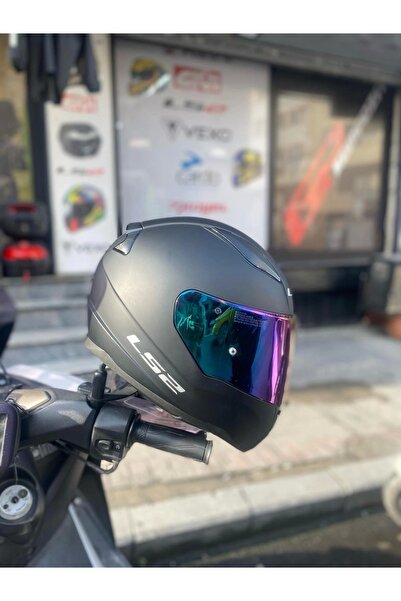 LS2 RAPID MAT SİYAH KASK - GÖKKUŞAĞI VİZÖR