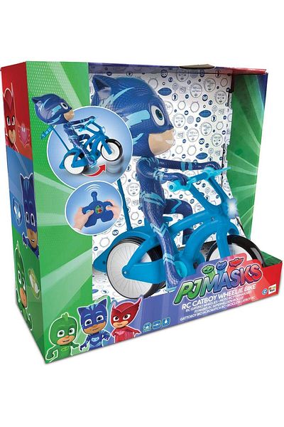 Cry Babies Imc Toys Pj Masks Rc Catboy Wheelie Bike | Blue | Remote Control Toy | Kids Rc Vehicle | Fun