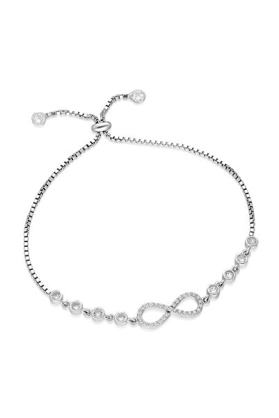 Nereze 925 Ayar Asansörlü Sonsuzluk Bileklik