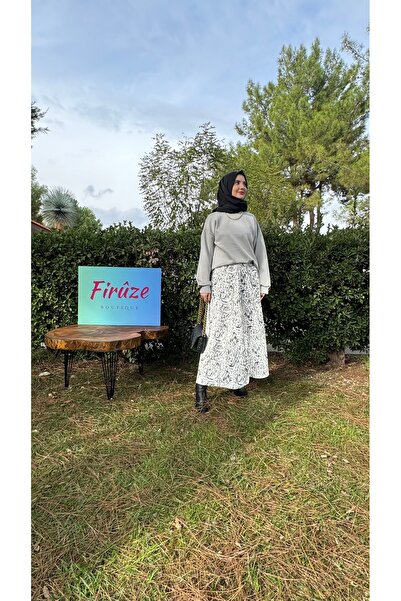 Firuze Tesettür Kadın etek bluz takım