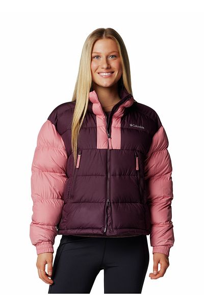 Columbia Red Pique Lacquer Ii Cropped Women's Coat 2051361608 _Wl5502