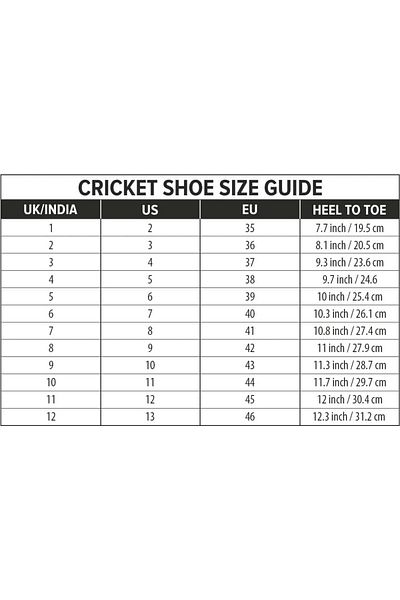 DSC Beamer Cricket Shoes | Fluro Orange/white | Durable Sports Shoes | Size 36 Eu