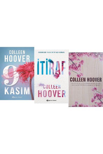 Epsilon Yayınevi 9 نوفمبر + مجموعة من Colleen Hoover قطعة مع دفتر اعتراف/هدية