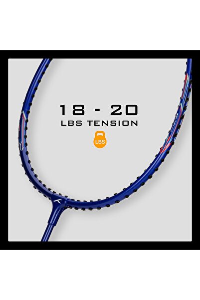 Hundred Powertek 200 Pro Badminton Racquet | Head Cover | Lightweight | Durable Performance | Precision