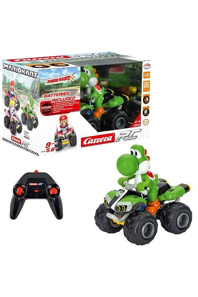 Carrera Nintendo Mario Kart 8 Yoshi Rc Vehicle | Differential Gear | Pneumatic Tires | Age 6 | Racing