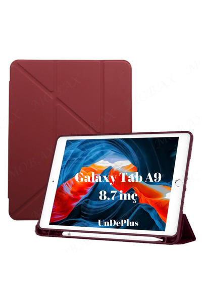 UnDePlus Galaxy Tab A9 8.7-Inch Compatible Case with Pen Compartment Trifolding Case X110 X115 X117