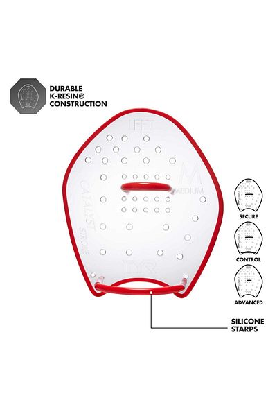 TYR Catalyst Stark Paddle Swimming Equipment | Clear | X-small | Swimming Gear | Paddle