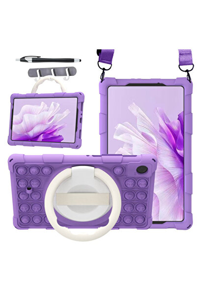 UnDePlus Samsung Galaxy Tab A11 Plus / A9 Plus 11inç X230 X210 Çocuk Kılıfı Antishock Patpatcık Kalem