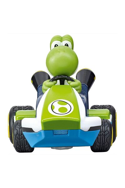 Carrera Mario Kart Mini Rc Racing Kart - Yoshi Edition | 1:50 Scale | Up To 5 Km/h | Age 6 | Play