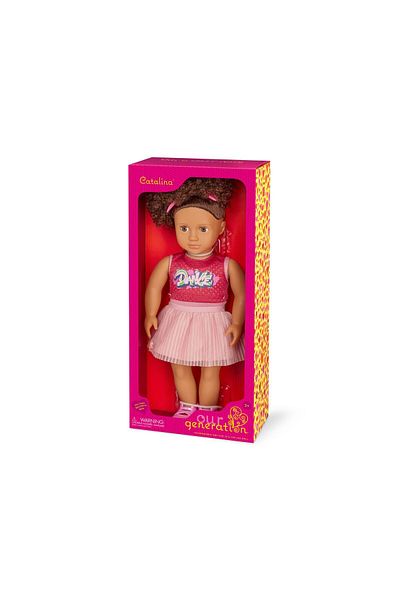 Our Generation Catalina Doll With Hip Hop Ballerina Outfit | 18-inch Size | Multicolor | Fashion Doll