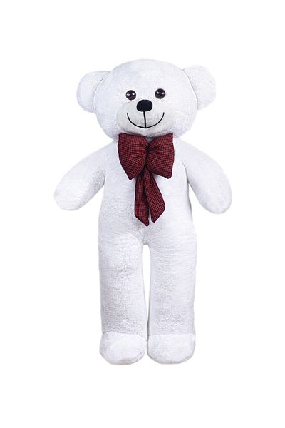 Pandamkee 120 دب أبيض كبير مع ربطة عنق محلية