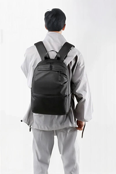 D'VERS Su Geçirmez Kumaş ve Fermuar Özellikli Unisex Notebook ve Sırt Çantası