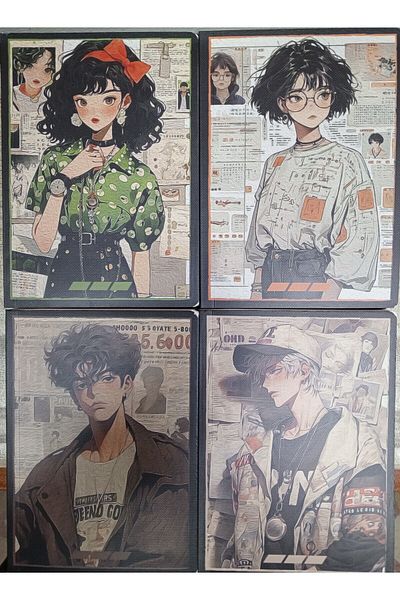 Ceren Lilamor Anime Notebook 11,5X16 160 Syf
