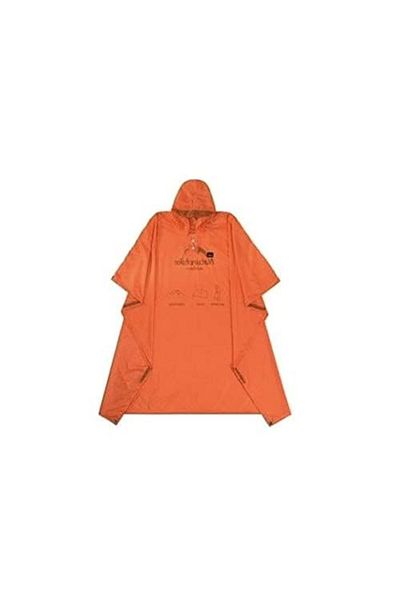 Naturehike New 3-in-1 Poncho | Orange (20D) | Lightweight | Waterproof & Versatile Outdoor Gear