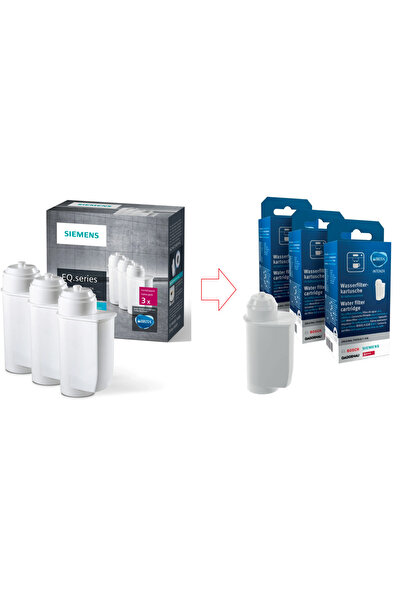 Siemens EQ Seri Kahve-Espresso Makineleri için Brita Su Filitre Kartuşu 3 lü