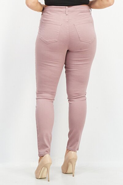 Market And Spruce Women Olivia Skinny Fit Mid Rise Solid Jeans, Purple