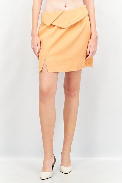 4th & Reckless Women Solid Mini Skirt, Peach