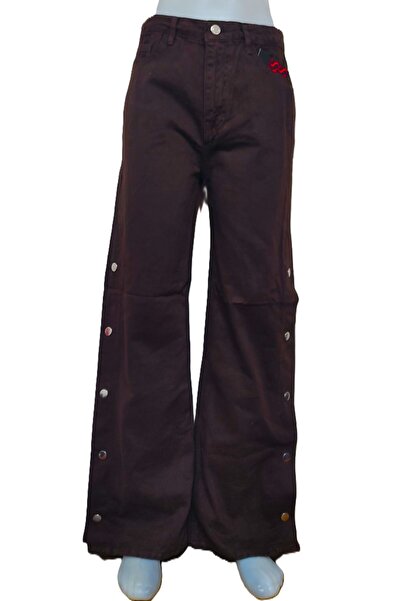 pass&pass 2069 Жіночі джинси без ластику, з застібкою збоку, широкі штанини, ...