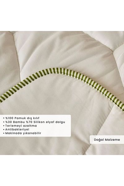 Bella Maison Bamboo Quilt Double White (195X215 cm)