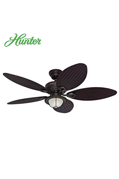 Hunter Fan Bayview Çağdaş Bronz - 137 Cm. Angra Aydınlatmalı Dış Mekan Tavan ...
