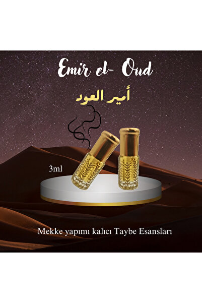 Taybe Esans Emir Al Oud Esans Kalıcı Mekke Medine Koku - 3 ml
